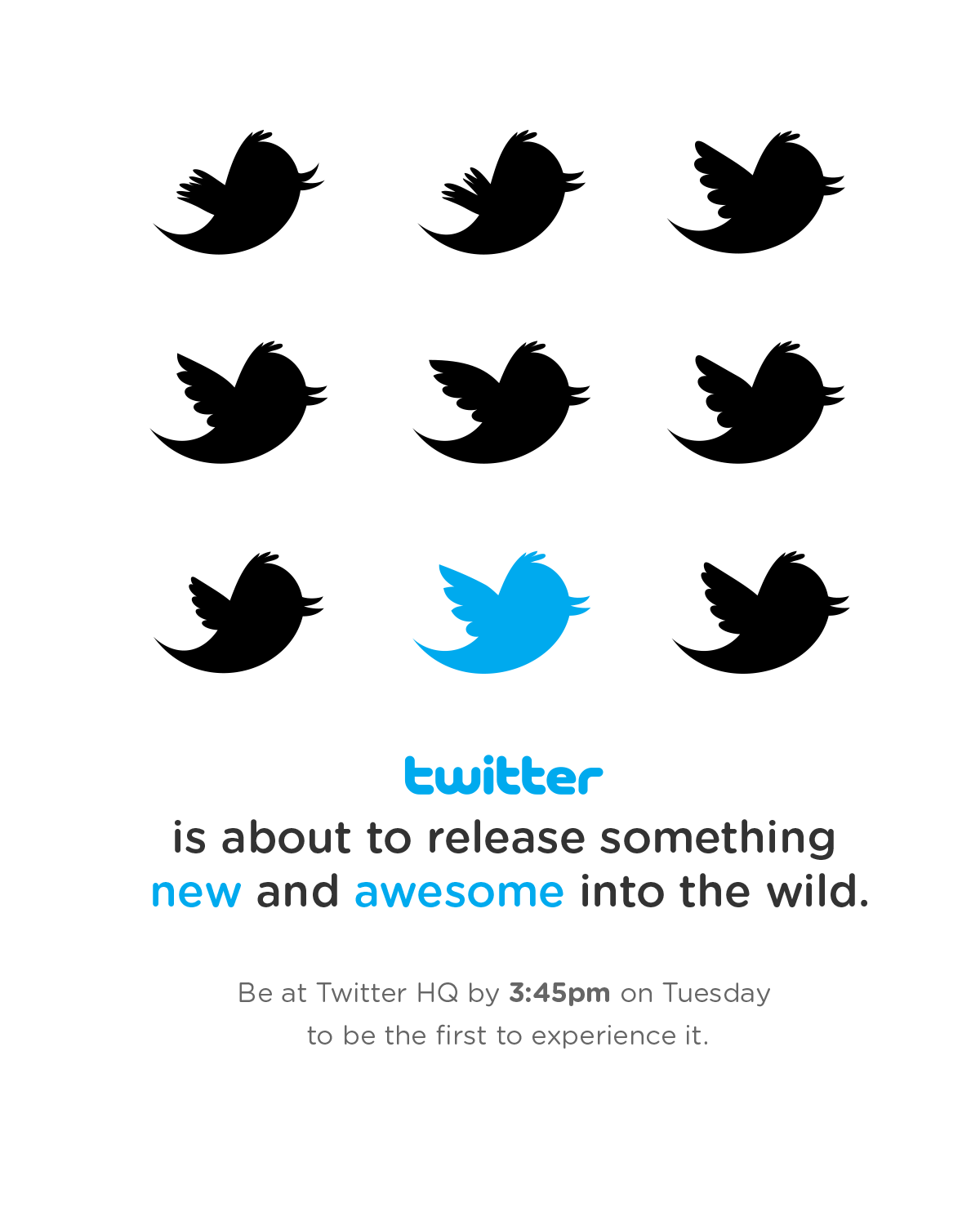 #NewTwitter launch invitation