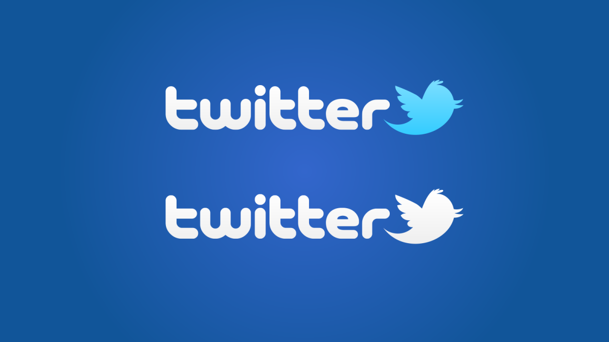 First Twitter logo incorporating the bird