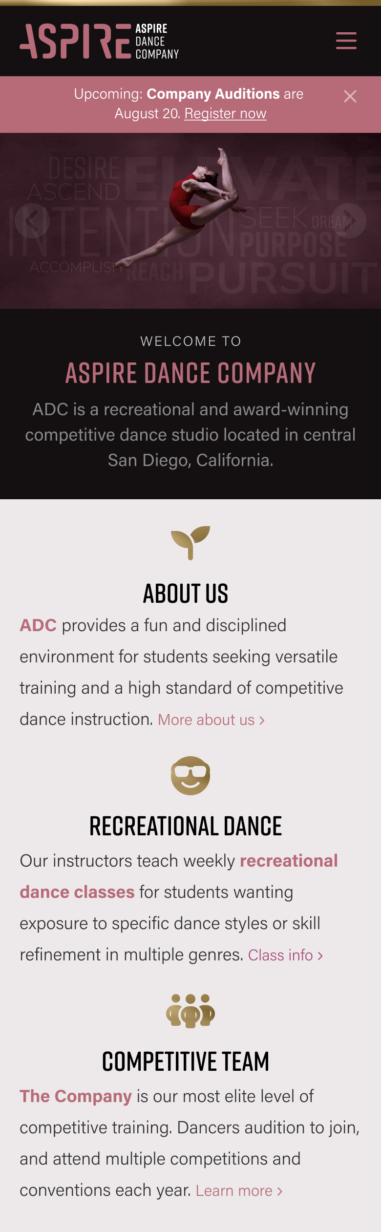 ADC home page
